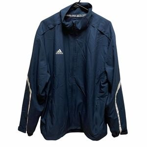 Adidas Navy Blue Lightweight Windbreaker Full Zip Jacket XL